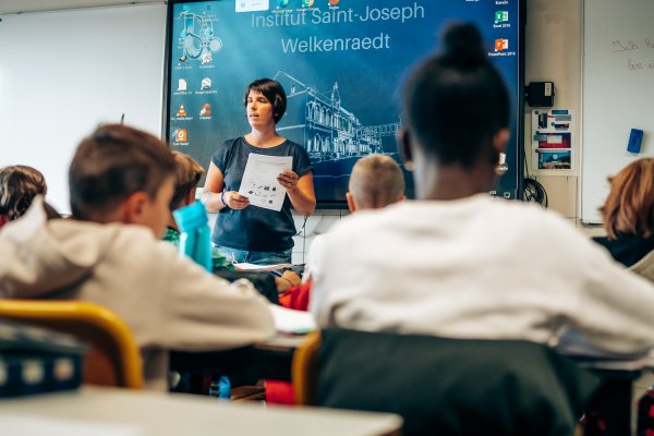 Présentation de l'école aux élèves de 6ème primaire